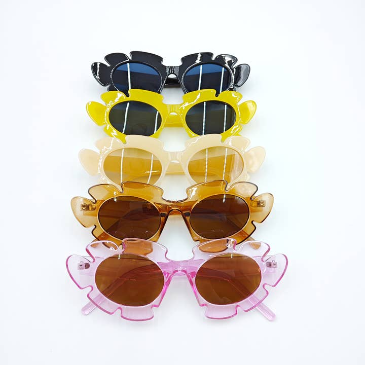 ACCITY - Wholesale Sunglasses - Women's - SUNFLOWER SHAPED SUNGLASSES_CWASG0131