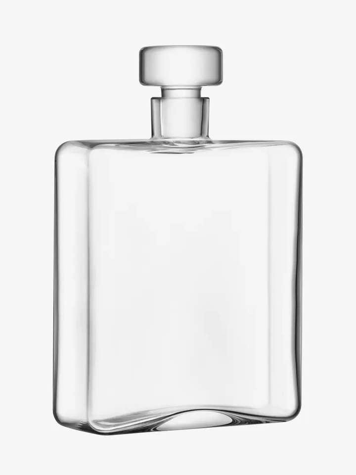 Cask Whisky Oblong Decanter 1L Clear for wholesale by LSA International