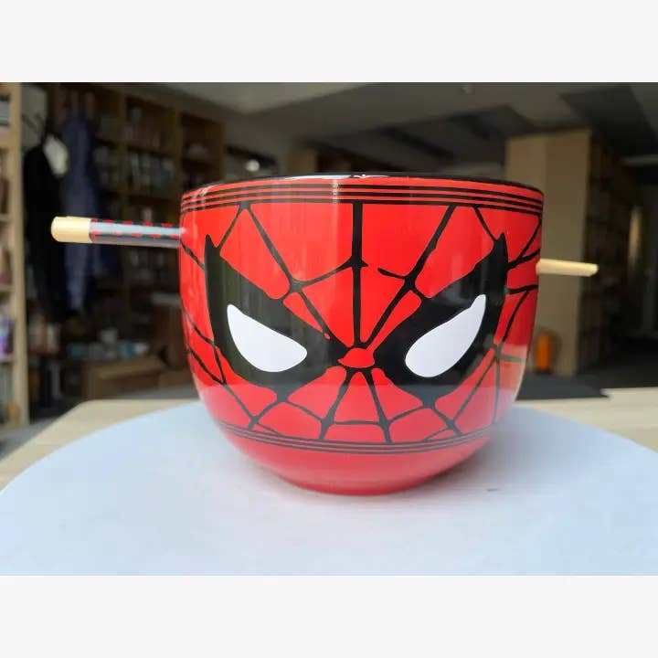 Silver Buffalo - Wholesale Bowl - Marvel Spiderman EYES 20oz Ceramic Ramen Bowl2