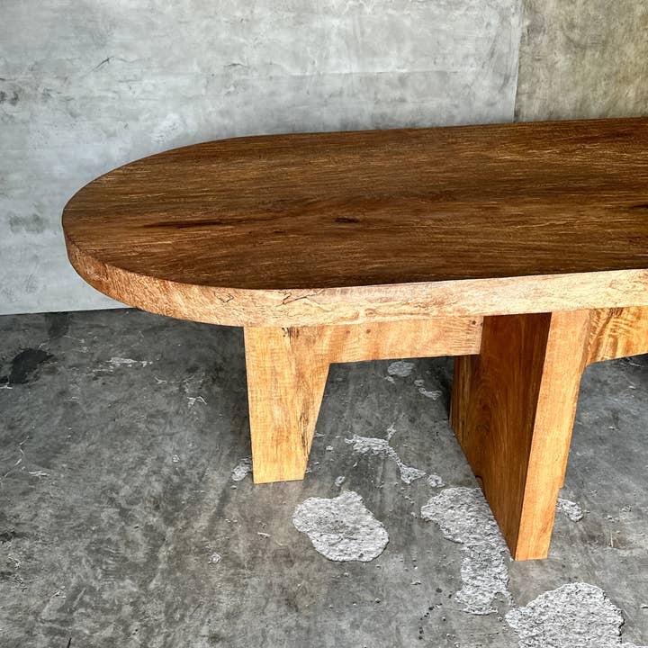 Office Objets - Wholesale Coffee Table - Massive mango wood table 2m10x1m83