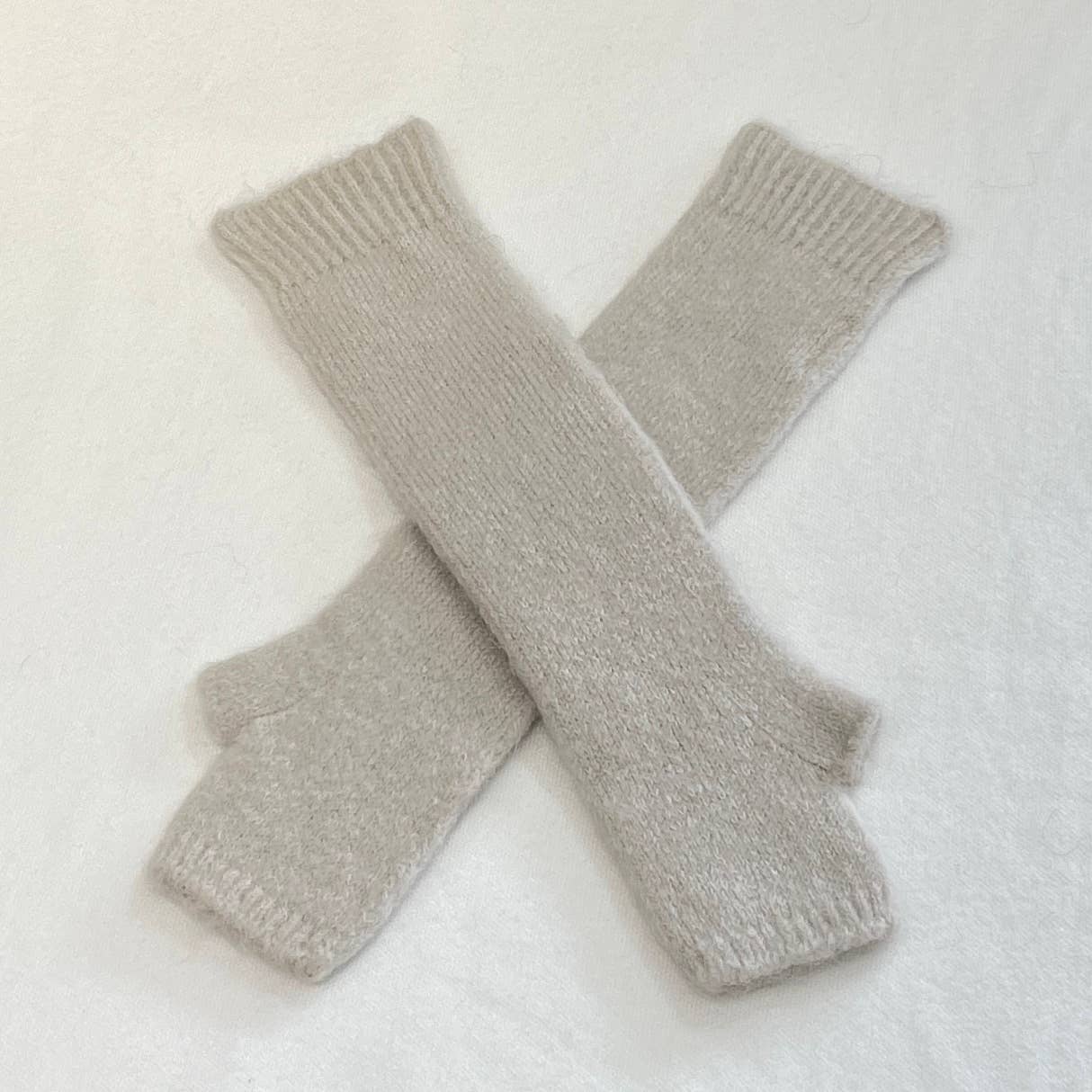 NOELINE - Vente Ensemble d'accessoires pour l'hiver – femme - Mitaines longues en baby alpaga 7393ML16