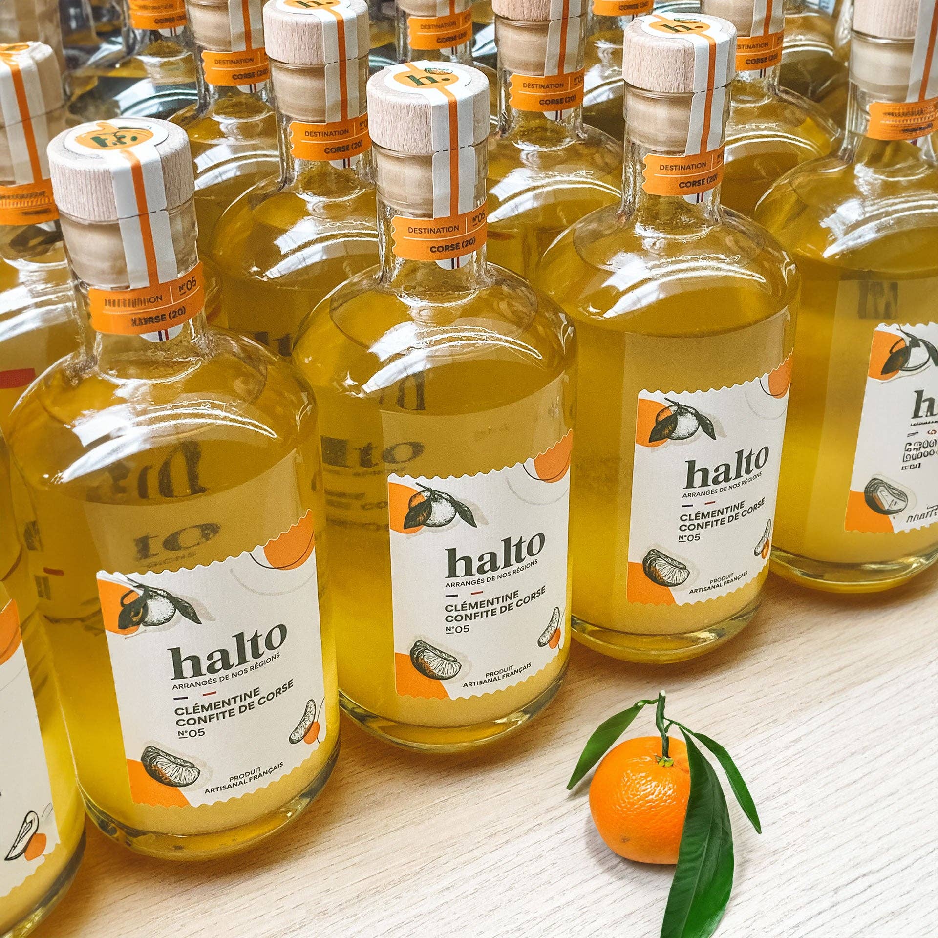 Halto - Wholesale Rum - Clementine Candied Corsican rum - 70cl 30°5