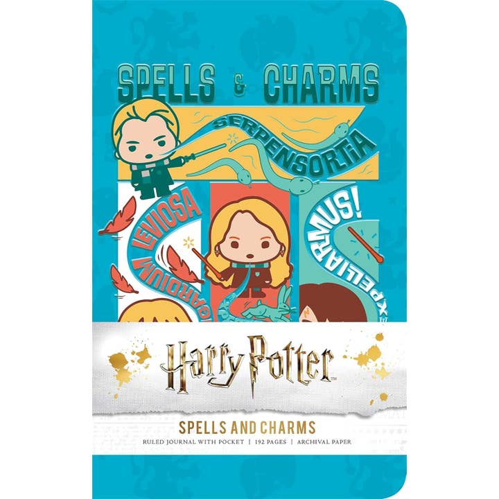 Texas Bookman - Wholesale Journal/diary - Harry Potter: Spells And Charms Ruled Pocket Journal