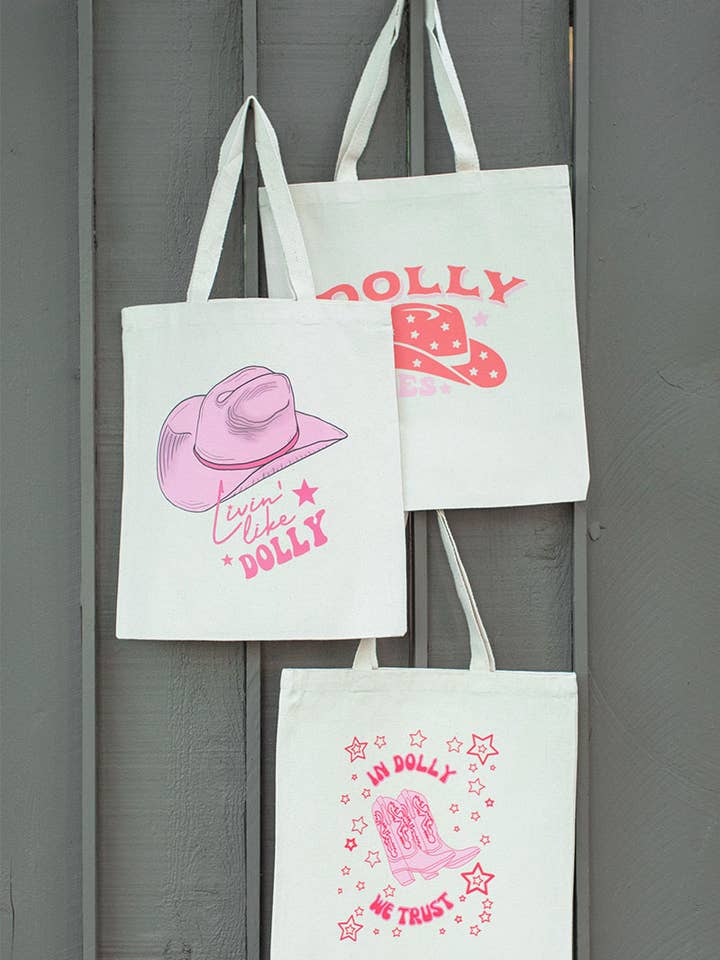 Dolly Tote Bag Organic for wholesale by Space 46 Wholesale
