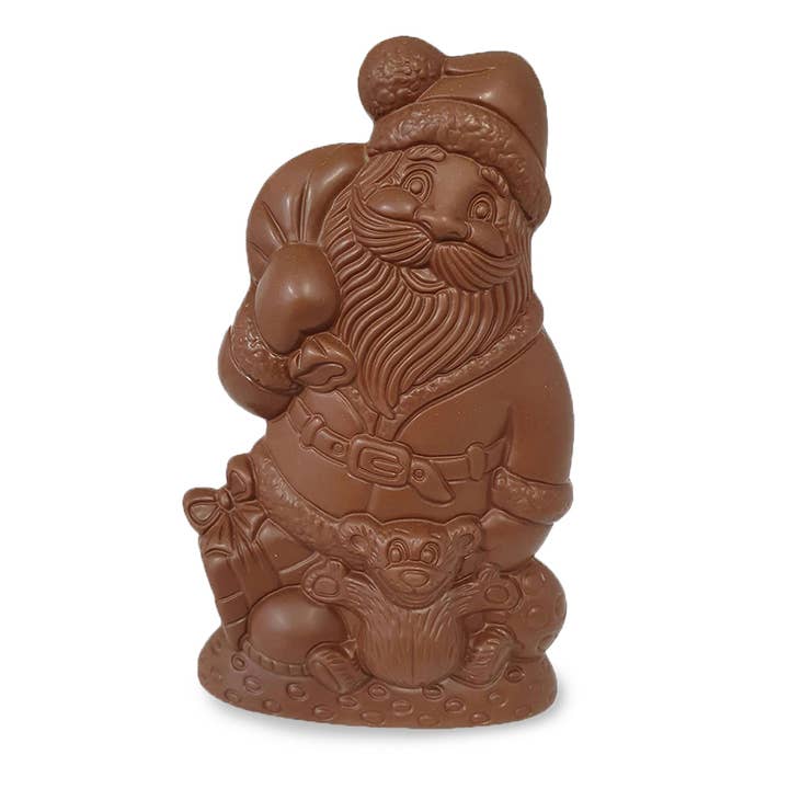 Charlotte Piper - Wholesale Chocolate - Santa with Teddy 380g Milk Chocolate(6)
