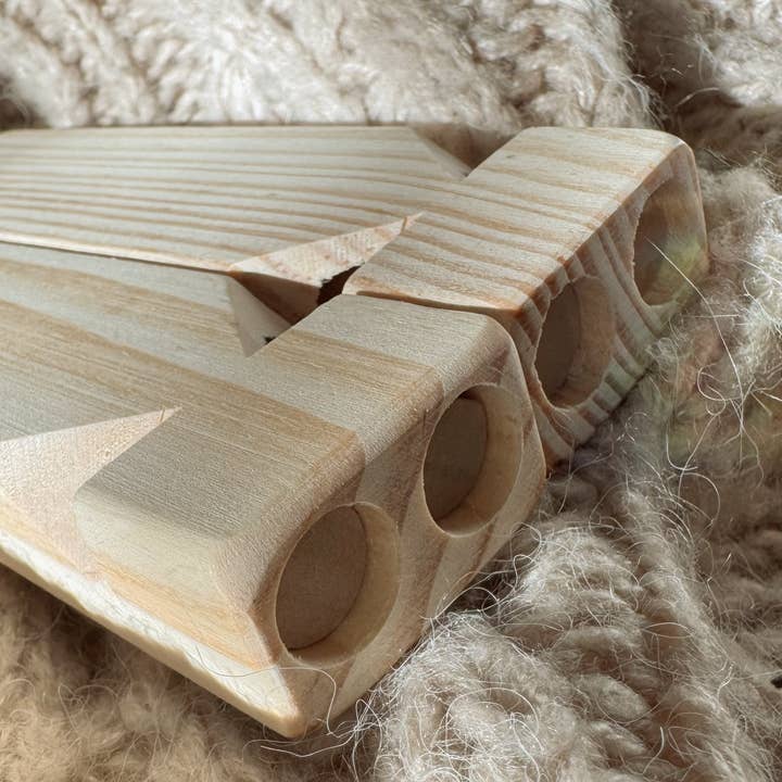 All Wooden Elements - Wholesale Wood Toy - Kids - Flat Wooden Train Whistle Toddler Toy Instruments