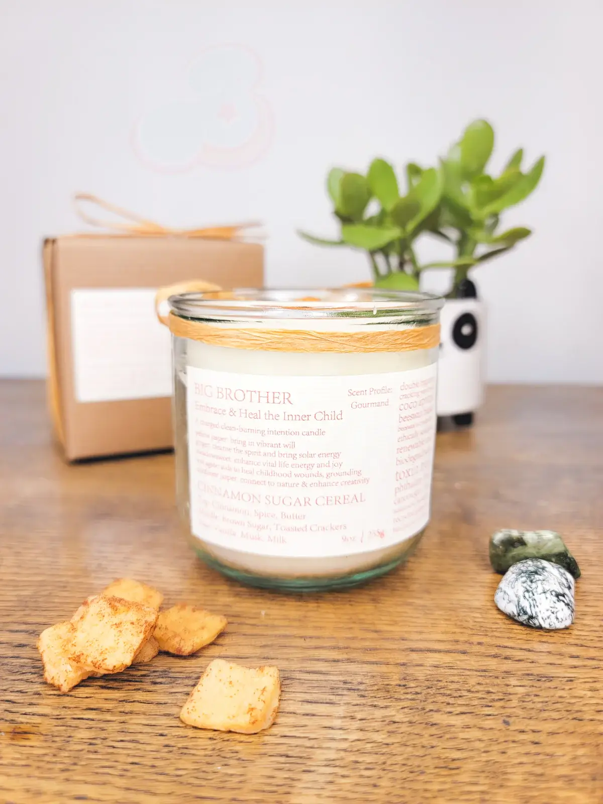 Baddee Eleganza - Wholesale Jar/Filled Candle - Big Brother Intention Candle Cinna Sugar Cereal Toxin-free2