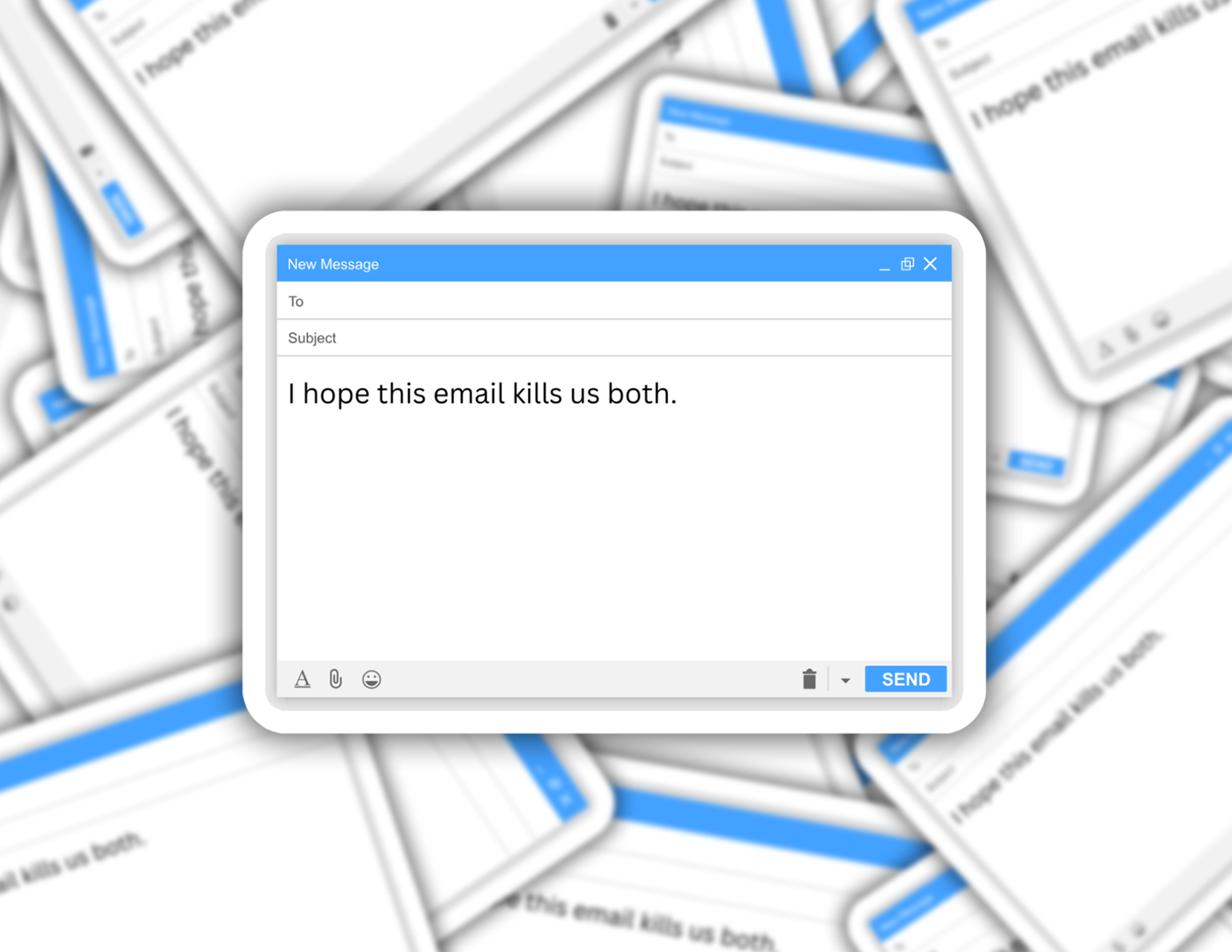 Grumpy Greetings Co. - Wholesale Sticker - I Hope This Email Kills Us Both Sticker0