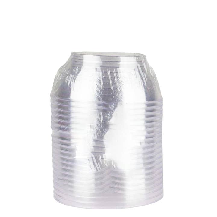 EcoQuality – Großhandel Einwegteller – Ausgefallene Einweg-Dessertschale aus Kunststoff, kristallklar, 180 ml3