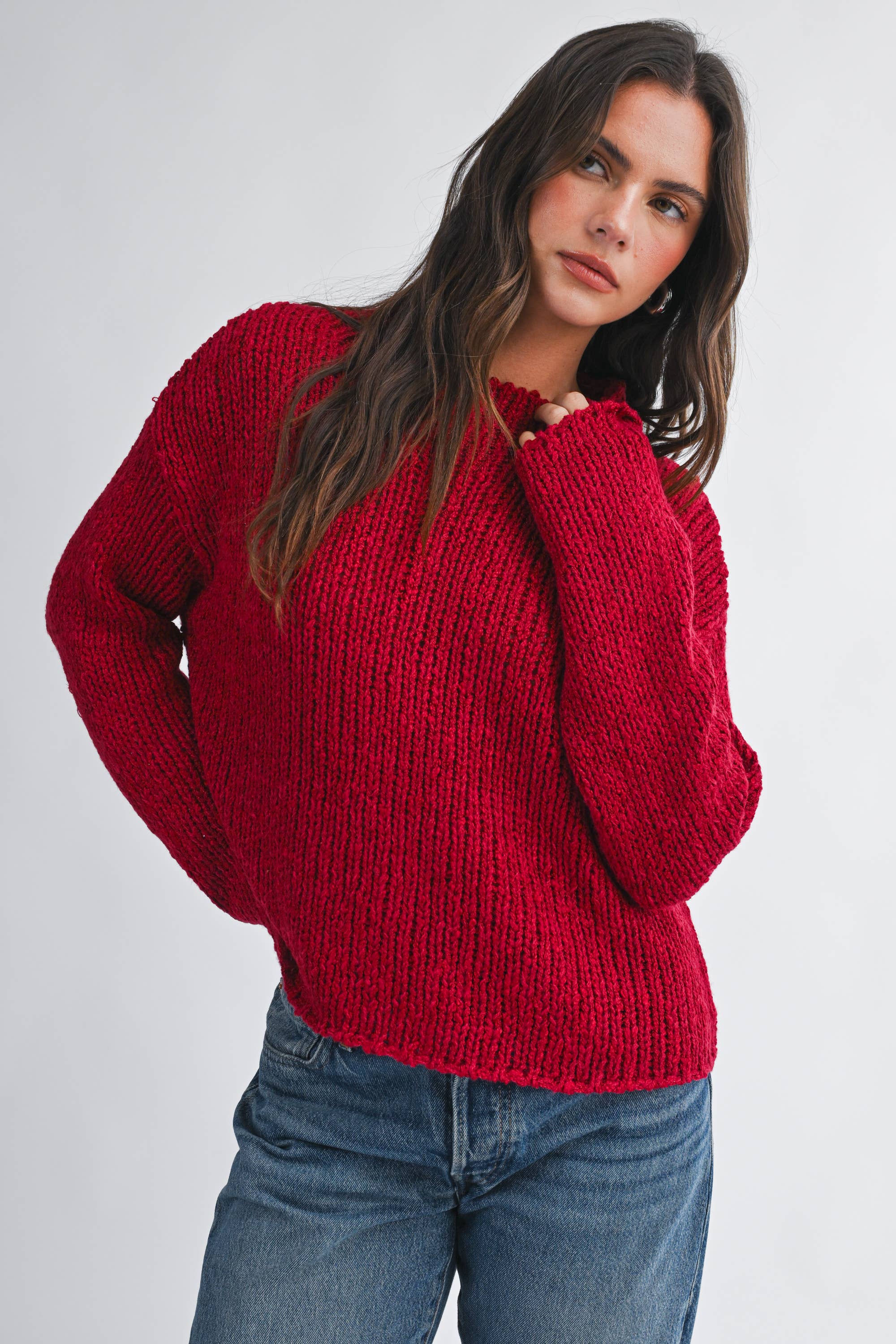 AEMI + CO - Wholesale Knit Sweater - Women's - 3108CK Irma Sweater 635
