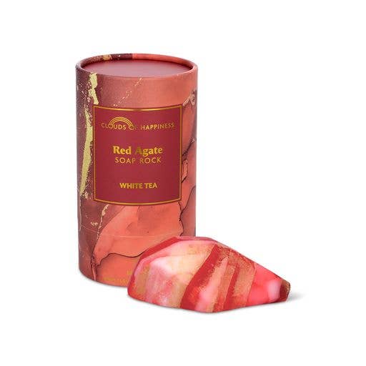 Clouds of Happiness BV - Wholesale Zeepblok - Kristalzeep Rode Agaat - Chrystal Soap Red Agate