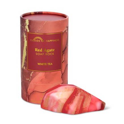 Clouds of Happiness BV - Wholesale Zeepblok - Kristalzeep Rode Agaat - Chrystal Soap Red Agate0