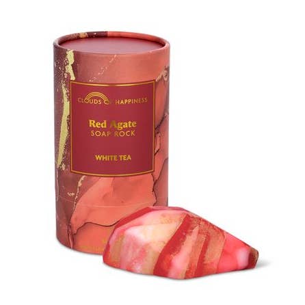 Clouds of Happiness BV - Wholesale Bar Soap - Crystal Soap Red Agate - Chrystal Soap Red Agate0
