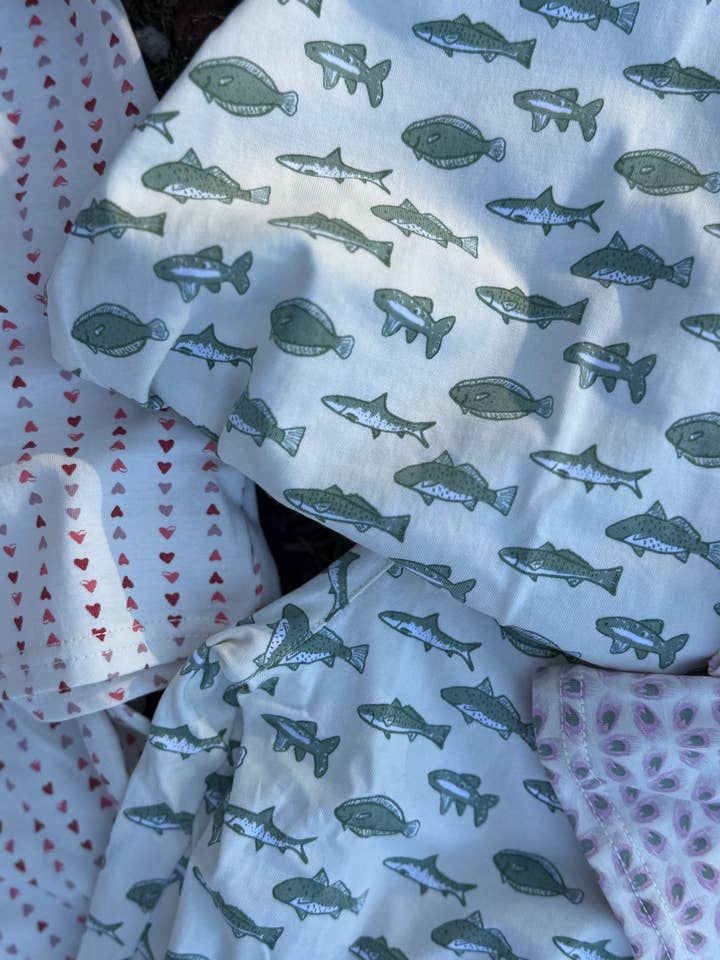 dear georgie - Wholesale Top & Pant Set - Kids - Collins Boys Pant Set - Fish0