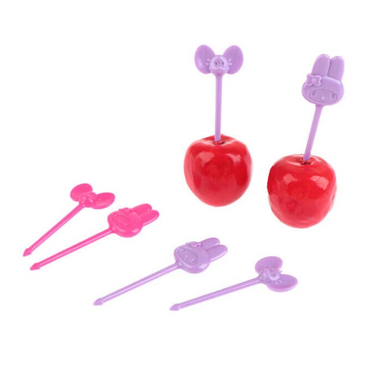 Mum Made Yum - Wholesale Kitchen Tool/Gadget - Food Picks - Cute Bunny Rabbit (10 Pieces)