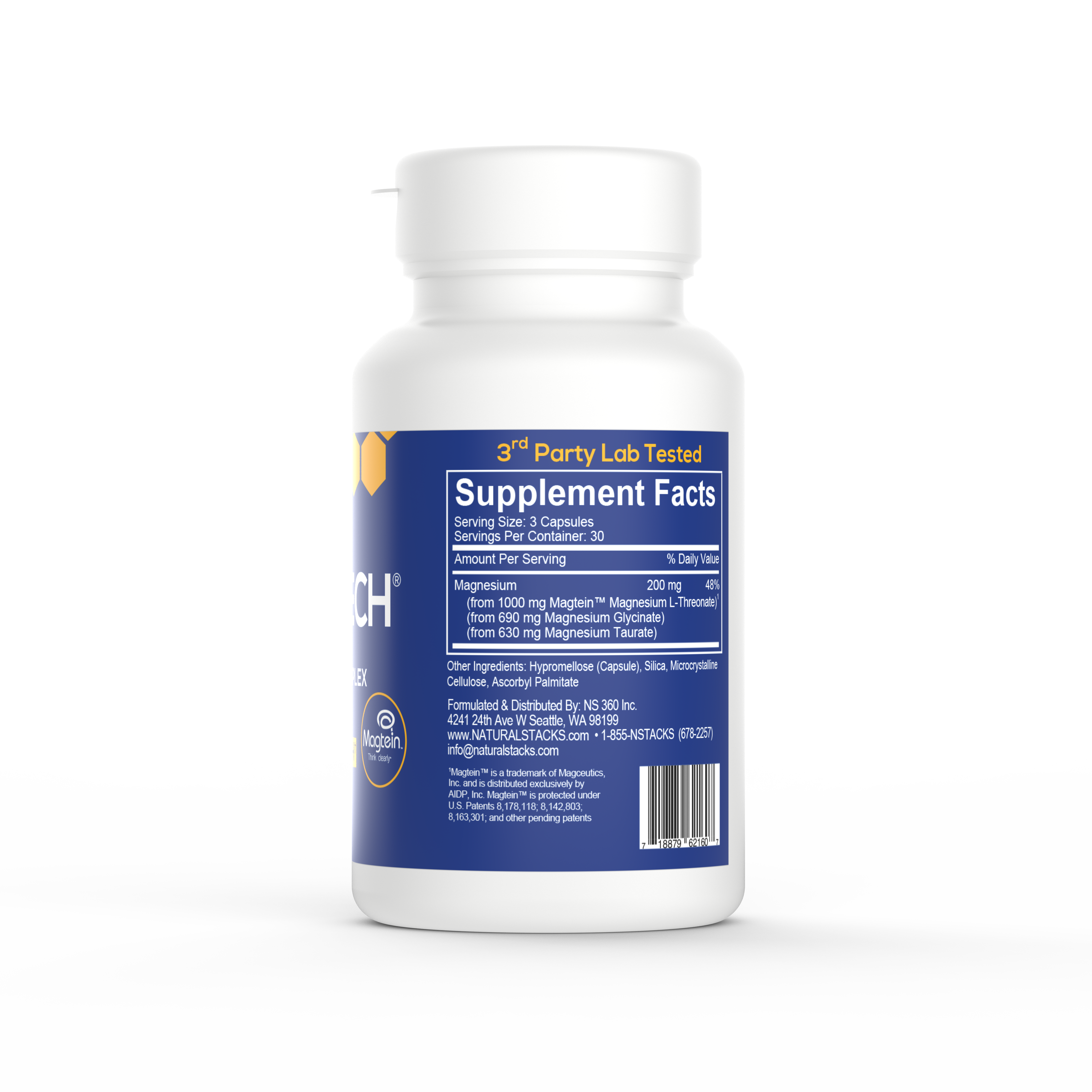 Natural Stacks - Wholesale Oral Supplement/Vitamin - MagTech® Magnesium4