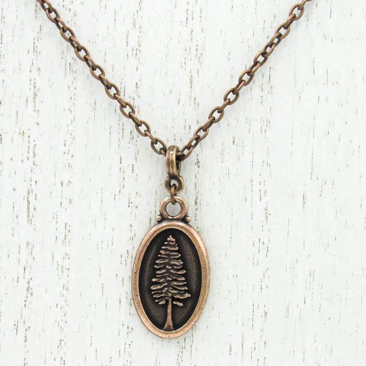 Oh, Heart! - Wholesale Pendant/Charm Necklace - Tolkien Quote Pendant Necklace With Redwood Design3