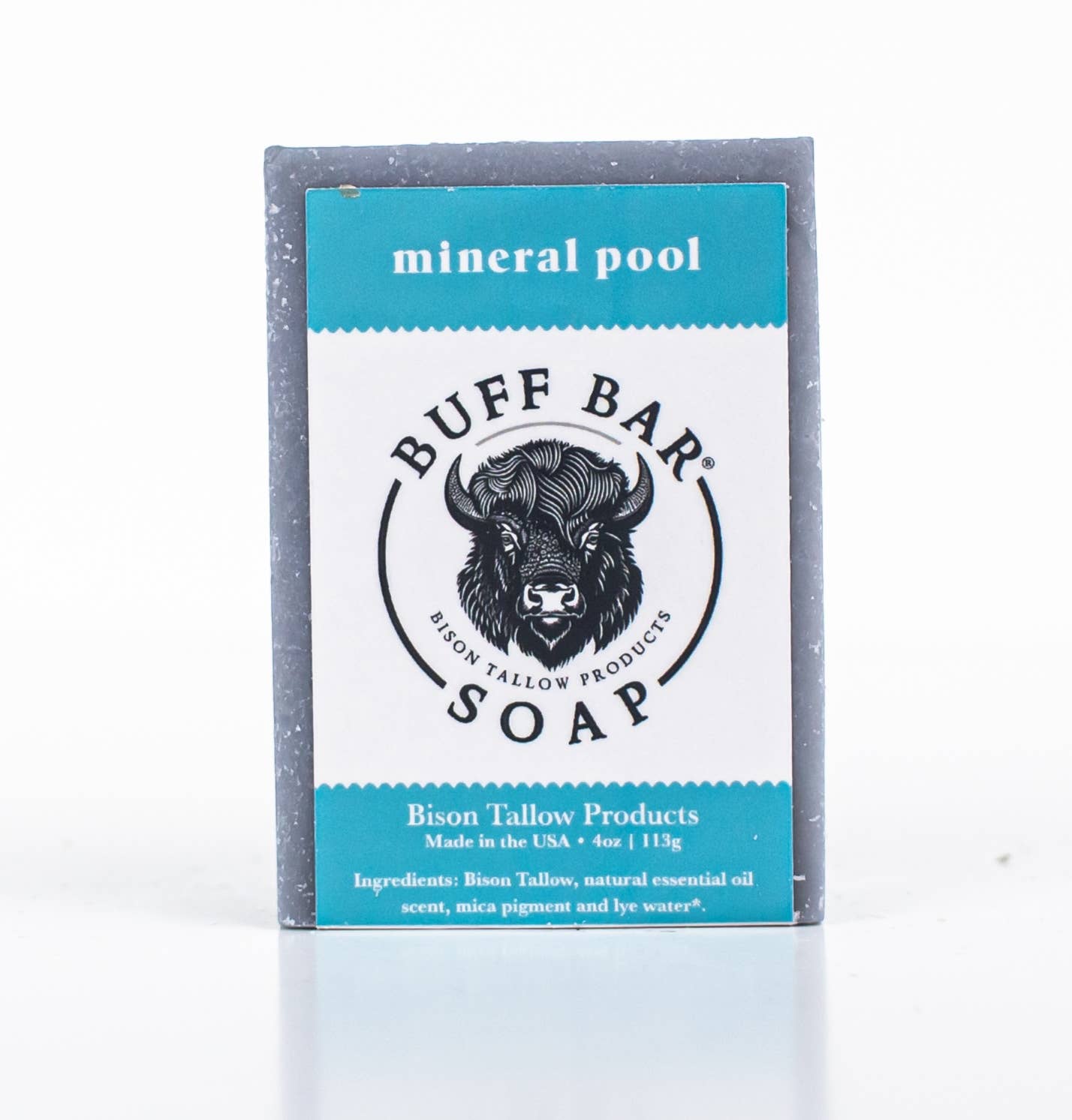 Big Crazy Buffalo - Wholesale Bar Soap - Mineral Pool Bison Tallow Soap Bar - 4oz1