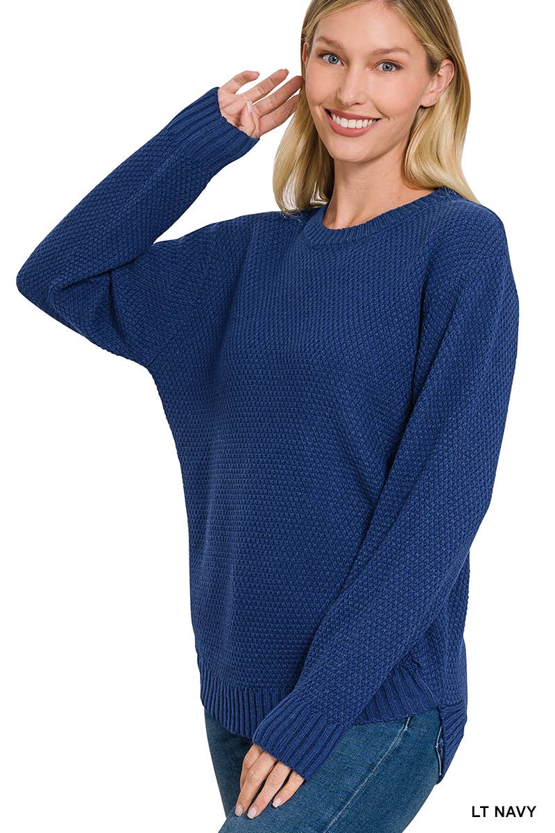 42POPS - Wholesale Knit Sweater - Women's - ",..._ Round Neck Basic Sweater11