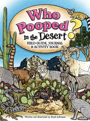 Who Pooped in the Desert? Field Guide Journal & Activity Bk for wholesale by Farcountry Press