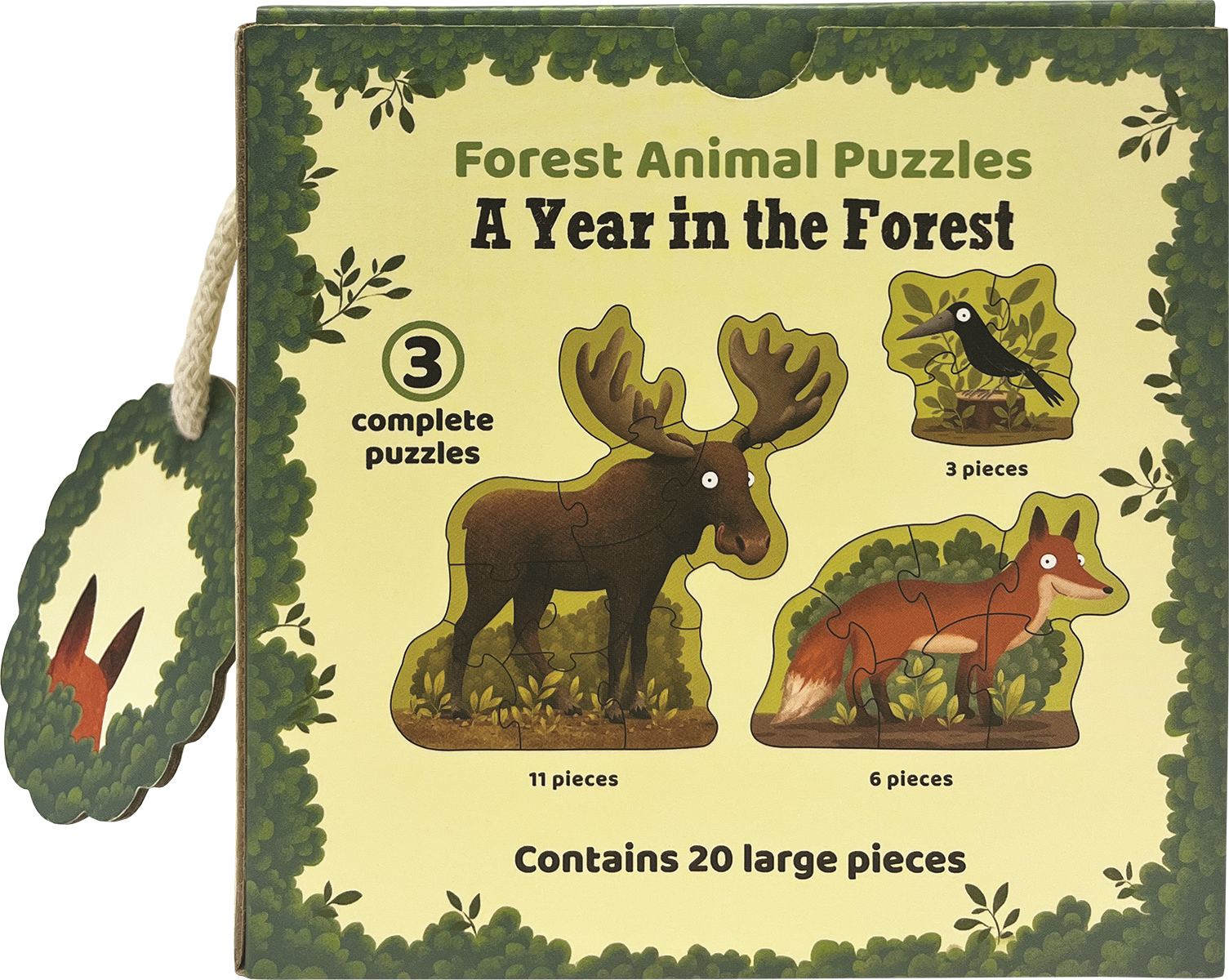 EDC Publishing - Wholesale Puzzle - Kids - A Year in the Forest Puzzles: Forest Animals2