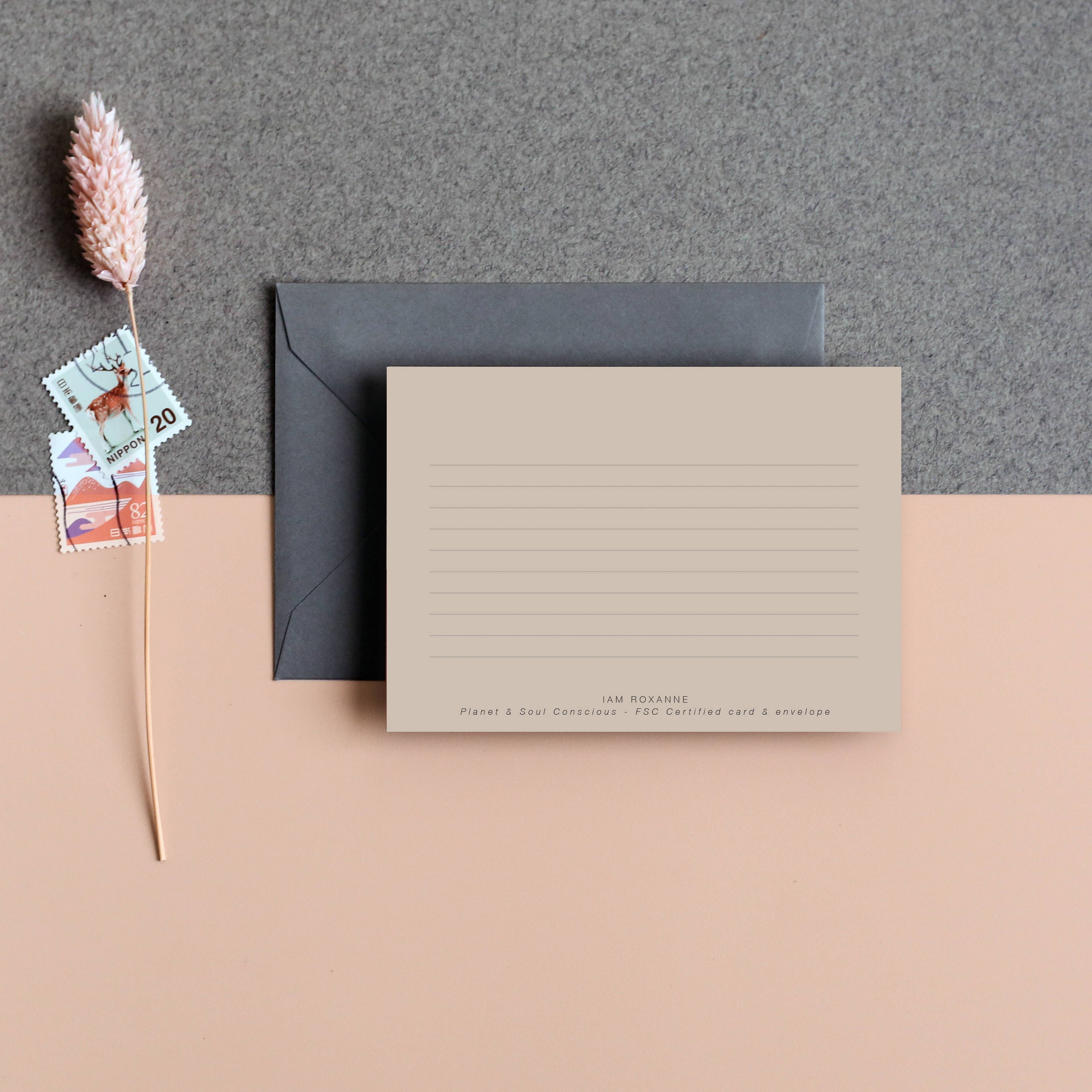 I am Roxanne - Wholesale Stationery/Notecard Set - I am Worthy Mantra Note Card2