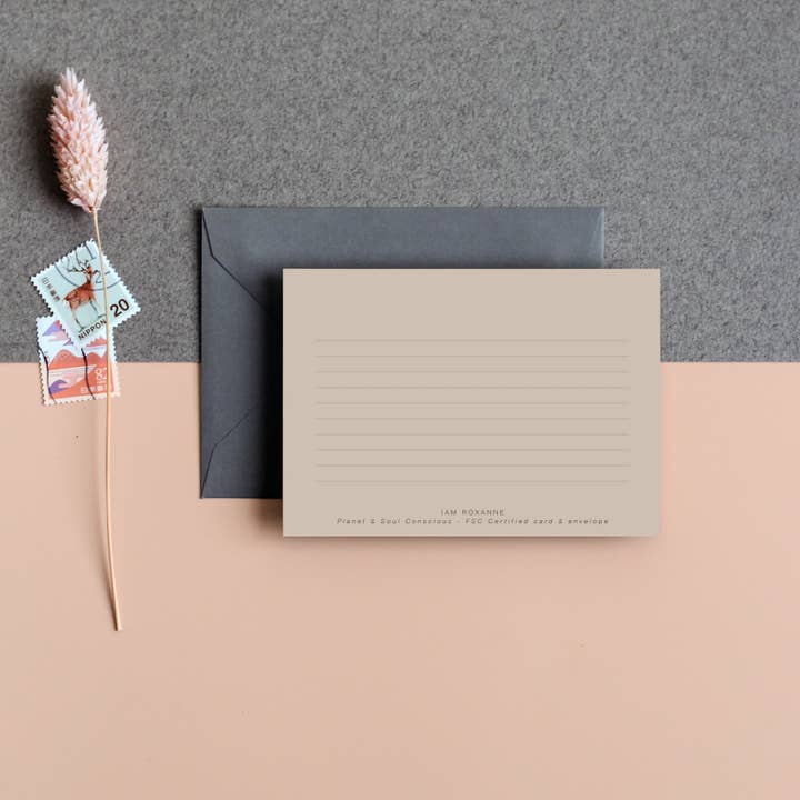 I am Roxanne - Wholesale Stationery/Notecard Set - I am Worthy Mantra Note Card2