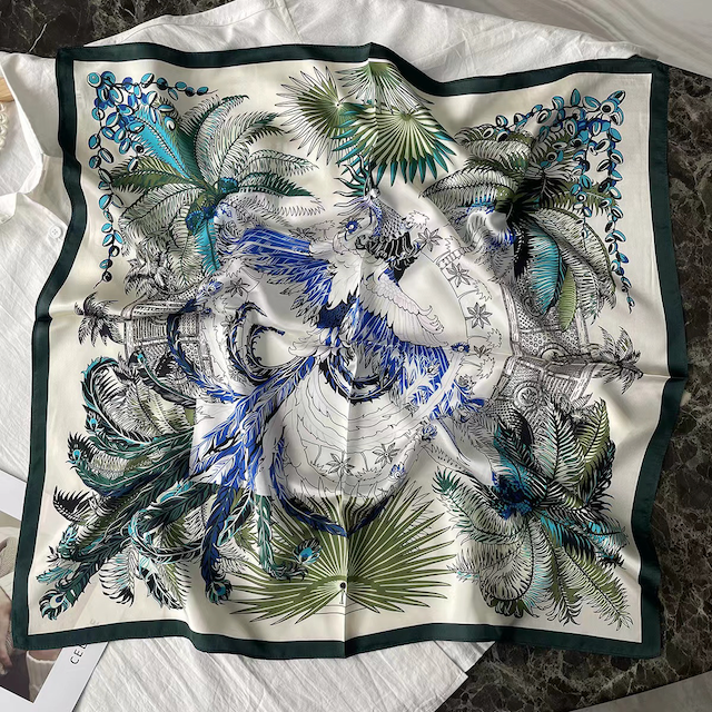 Pretty Persuasions - Wholesale Scarf - Women's - S25062 100% Silk Square Scarf (21"x21")0