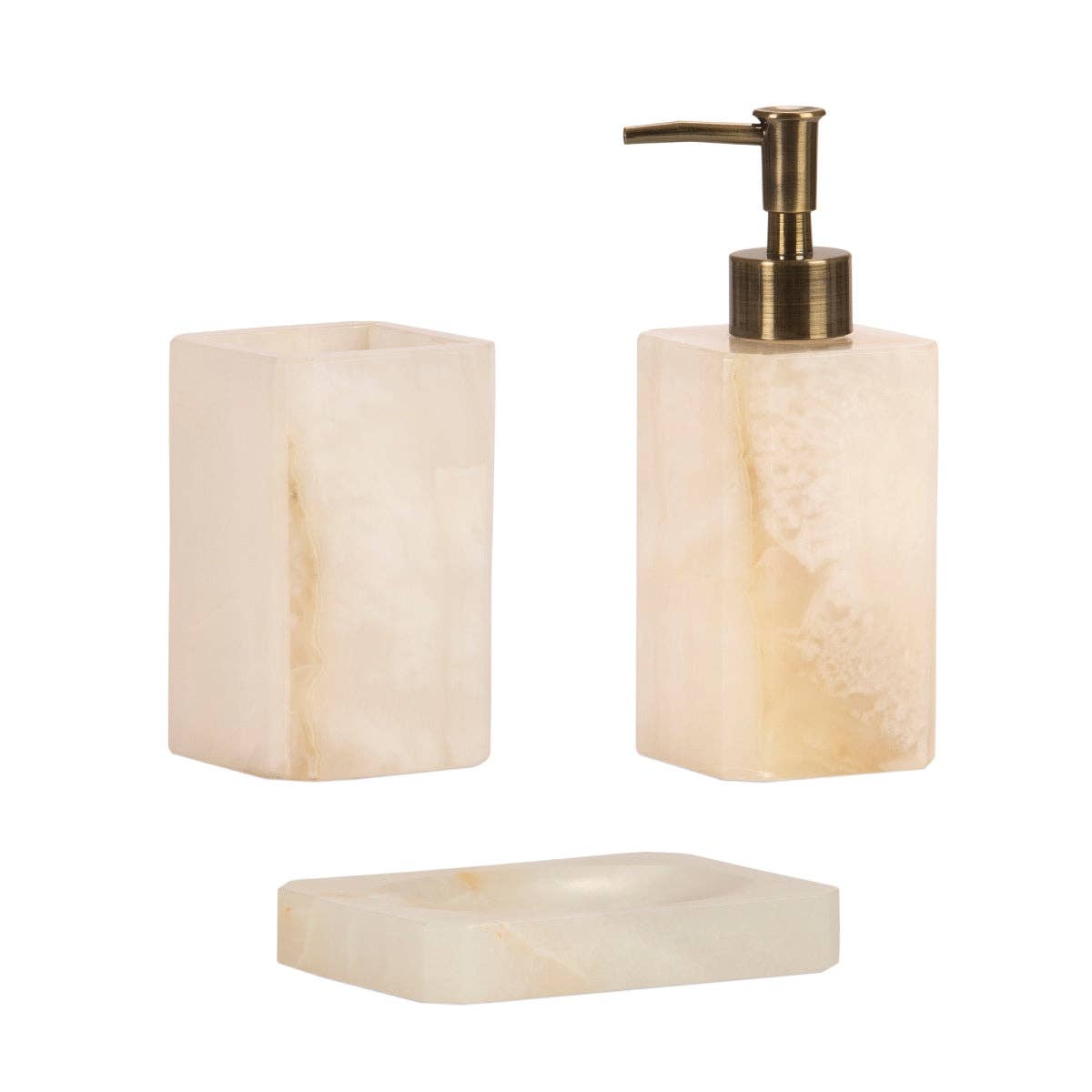 Andrea House - Wholesale Soap Dispenser - White marble bathroom dispenser3