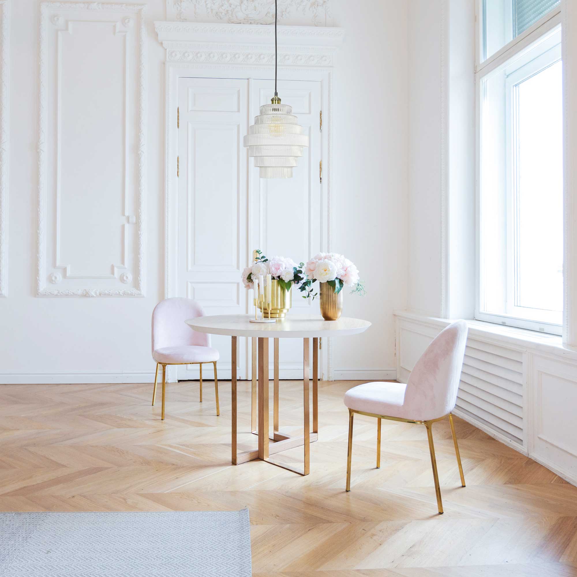 C-Création - Wholesale Chandelier/Hanging Light - Clear ribbed glass pendant Challe GM1