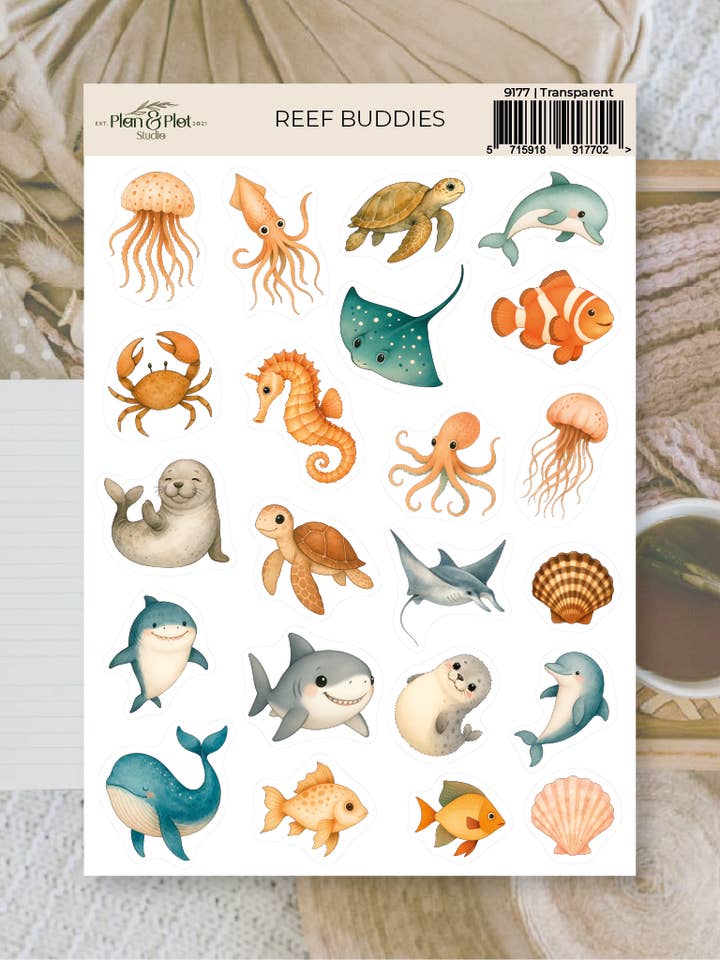Reef buddies | Klistermärken för wholesale av Plan & Plot Studio