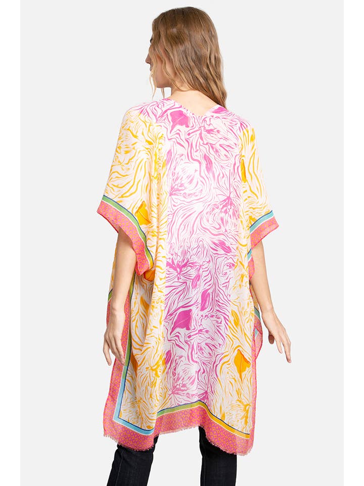 Hana - Venta al por mayor Camisola de baño - Mujer - Cubierta ondulada con estampado mixto3