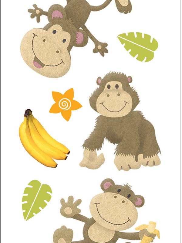 Kleine Affe Dekorative Aufkleber für den Großhandel von Paper House Productions