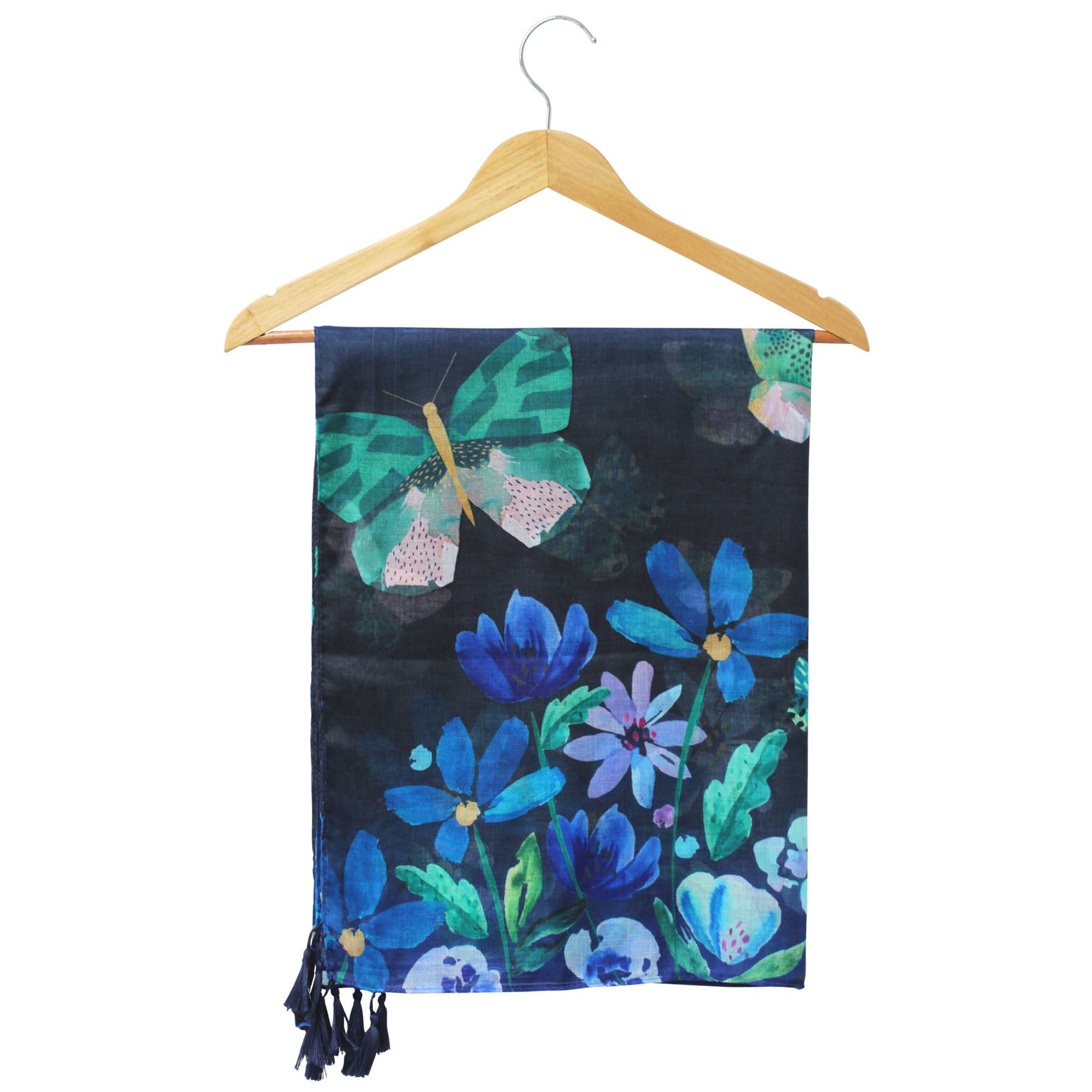 House of Disaster - Wholesale Scarf - Women's - Papillon Blauwe Vlinder Sjaal *2