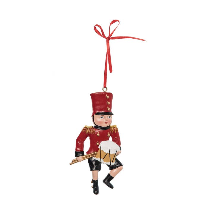 Christmas Drummand Gathered Traditions Ornament for wholesale by C&F Home