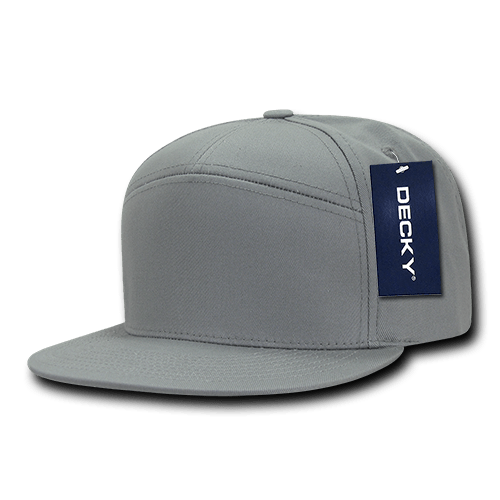 The Park Wholesale - Wholesale Flat Brim Cap - Unisex - Decky 1098 Blank 7 Panel Flat Bill Snapback Hats15