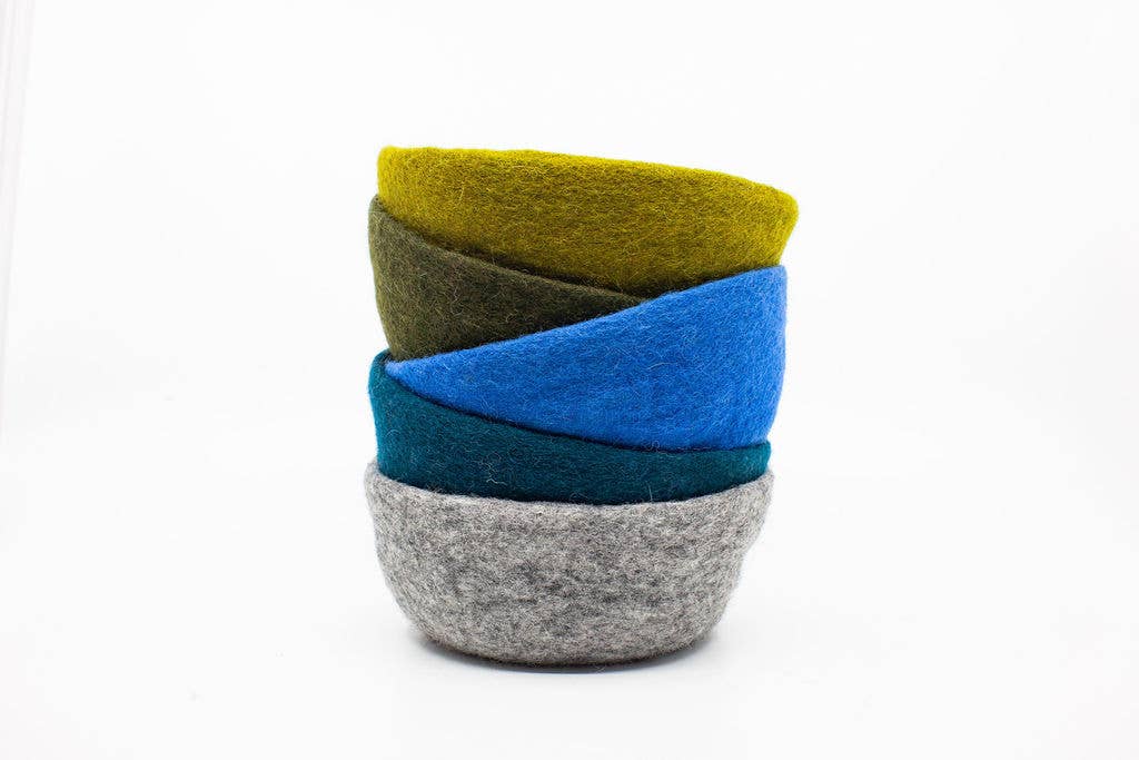 Fibres of Life - Wool & Felt - Wholesale Decorative Plate/Dish/Bowl - Felt Bowl-Large | Wool Storage Bowl | Catch-all Home Decor19