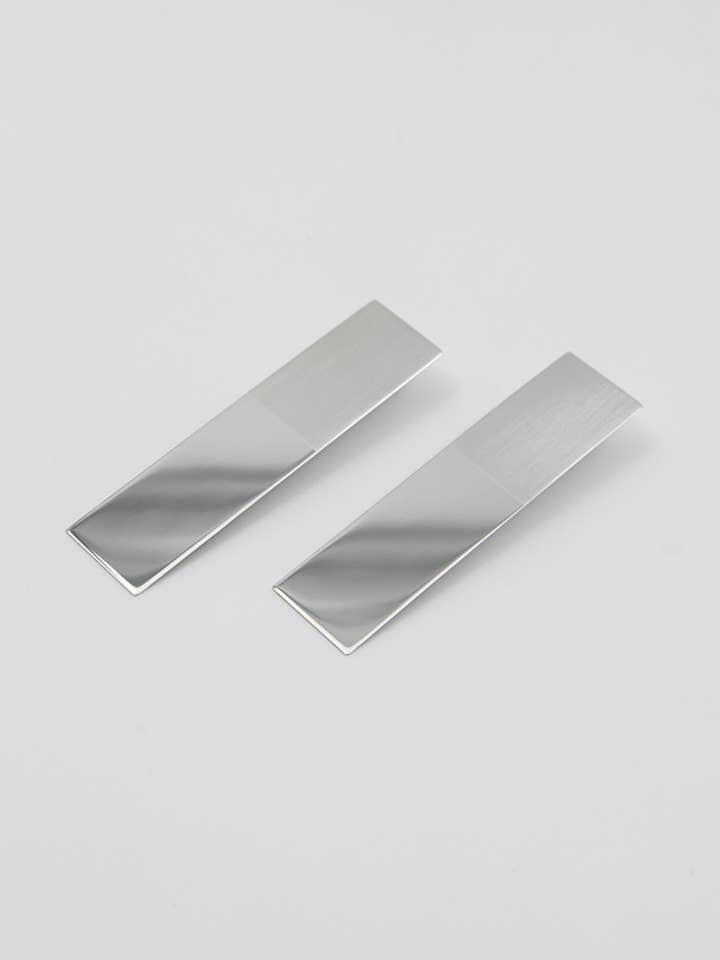 Symmetriska långa par tallrik örhängen för wholesale av CHO