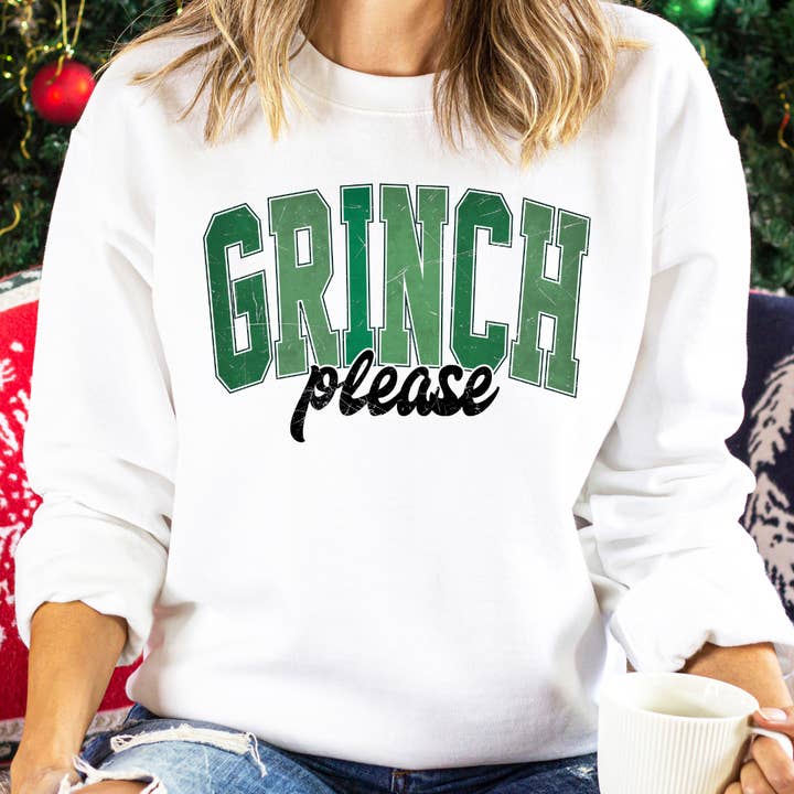CHRISTMAS GRAPHIC SWEATSHIRT for wholesale by Bar B Tees
