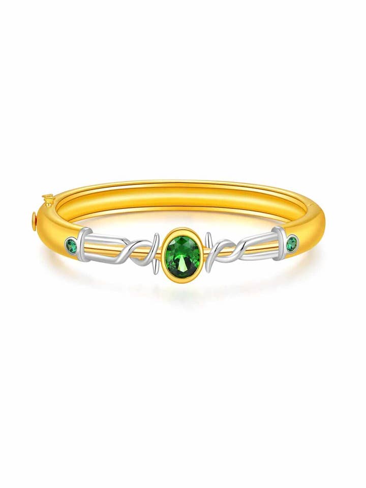 24K Gold Enchanted Beauty Bracelet for wholesale by Saurin Jiya