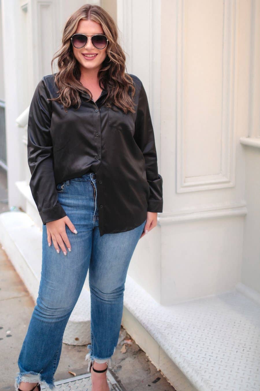 Jess Lea - Vendita all'ingrosso Camicia button down - Donna - Top Con Bottone Boss Babe10