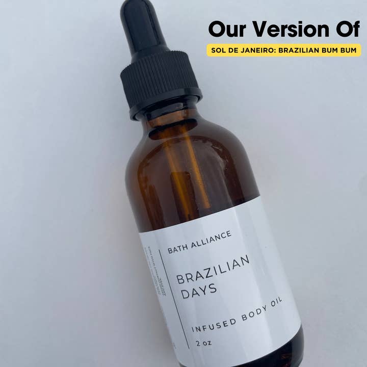 Bath Alliance - Vente Huile pour le bain/corps - Huile pour le corps inspirée du Bum Bum brésilien