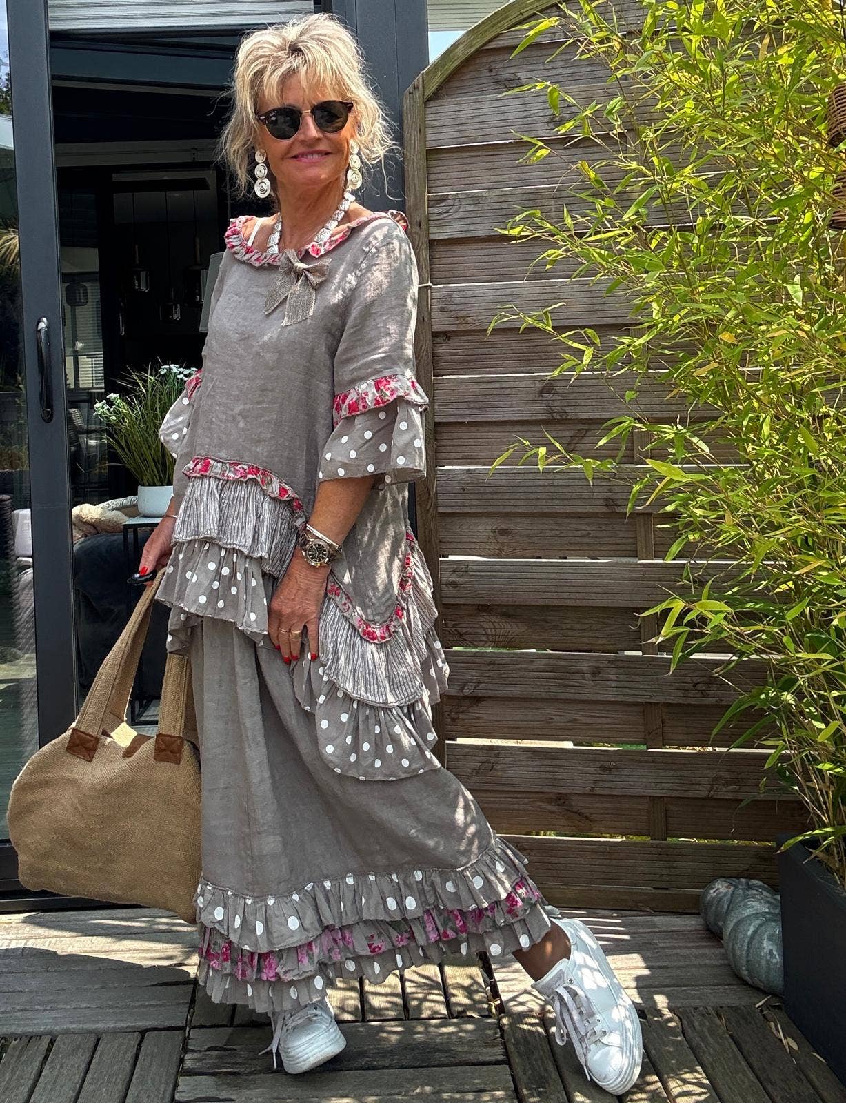 LINEN & COTTON HOUSE - Wholesale Jurk - Dames - JURK IN LINNEN 861222