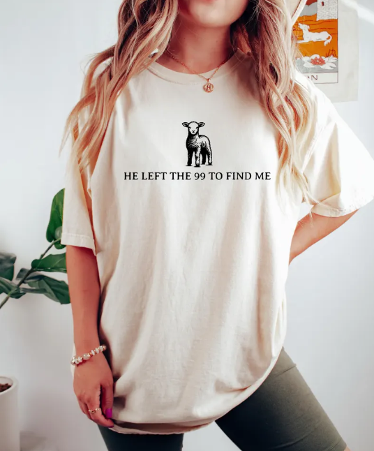 Print The Dream - Vendita all'ingrosso Maglietta serigrafata - Donna - Ha lasciato le 99 maglietta cristiana0