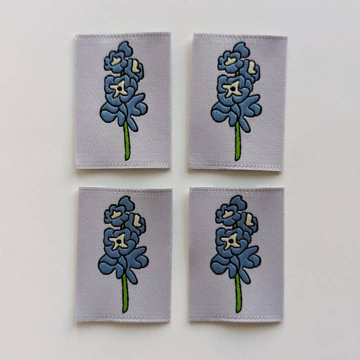 Intensely Distracted – wholesale Craft supplies – July Delphiniums | Woven Luxe Labels0