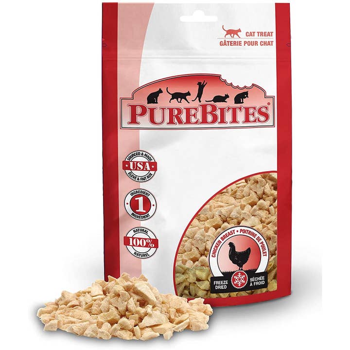 PureBites Freeze-Dried Chicken Breast Cat Treats 1.09 oz. for wholesale by Elite Pet Distributors