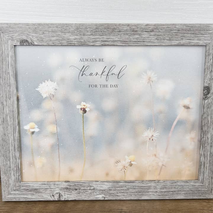 Always Be Thankful For The Day landscape Fall Art Sign for wholesale by Summer Snow Art