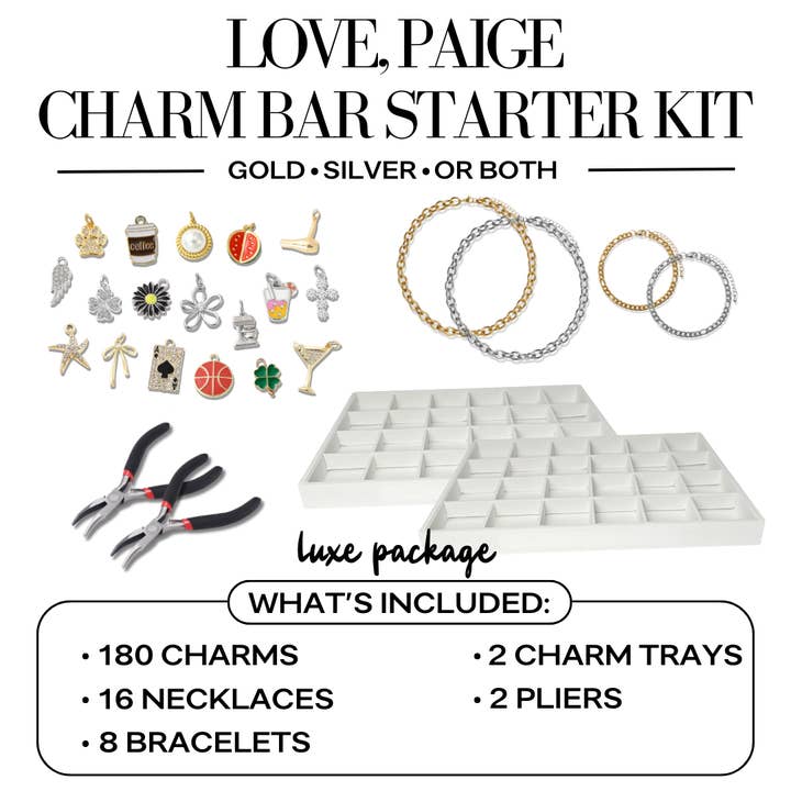 Luxe Charm Bar Starter Kit Bundle for wholesale by Love, Paige Designs
