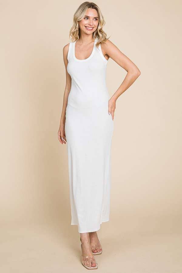 Culture Code - Wholesale Dress - Women's - CRD1616 - SCOOP NECK TANK MAXI DRESS20