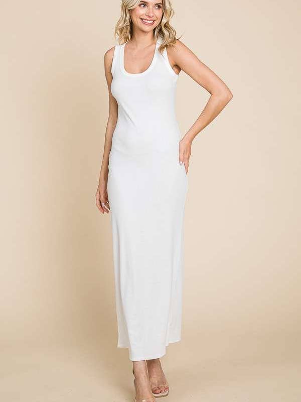 Culture Code - Wholesale Dress - Women's - CRD1616 - SCOOP NECK TANK MAXI DRESS20